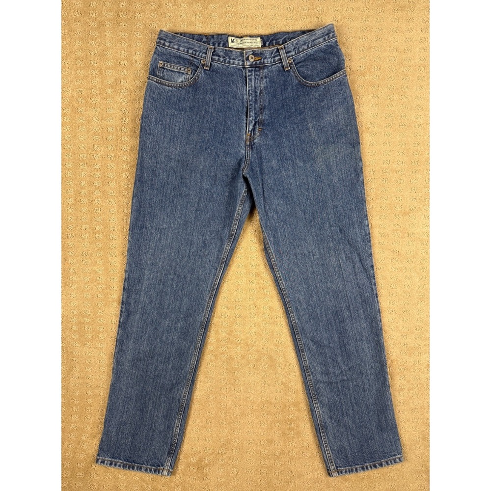 Men's American Eagle Outfitter Denim Medium Wash Blue Jeans 34x31 #1030